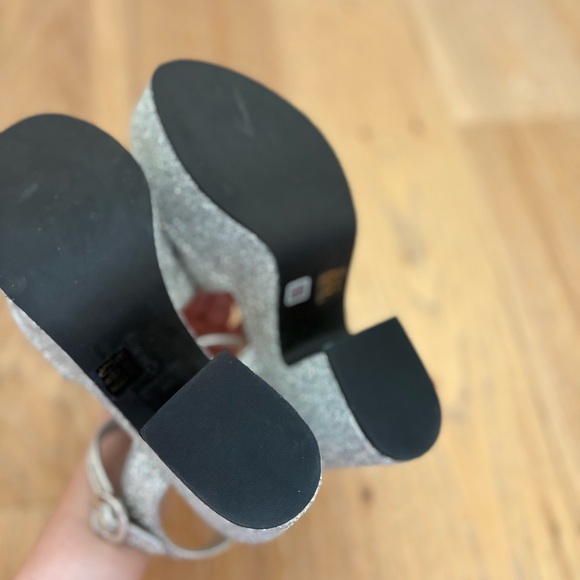 Larroude Miso Platform Glitter Heels - Picture 7 of 8